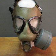 vintage WWII assault gas mask – $225