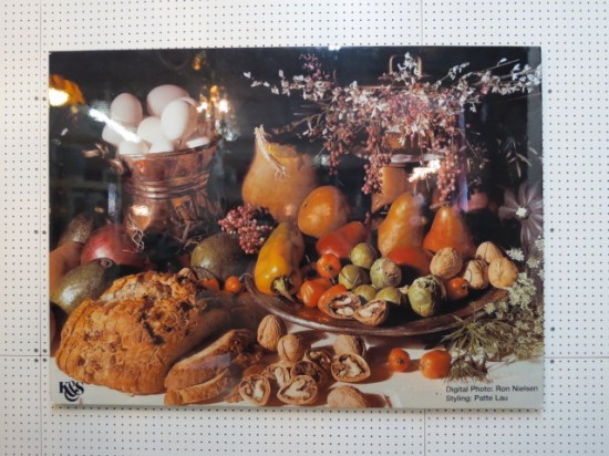 SALE! Vintage large format harvest feast photograph – $195 SALE! Vintage large format harvest feast photograph – $195