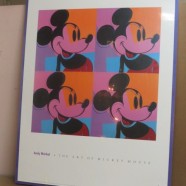 SALE! Vintage Andy Warhol lithograph of Mickey Mouse, c. 1980 – $125