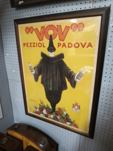 SALE! Vintage antique “VOV” Italian poster, dated 1922 – $75 SALE! Vintage antique “VOV” Italian poster, dated 1922 – $75