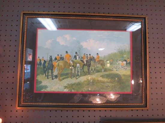 Vintage pair of similar equestrian hunting prints – $65/ea Vintage pair of similar equestrian hunting prints – $65/ea