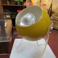 Vintage mid century modern Robert Sonneman ball lamp c. 1970 – $340