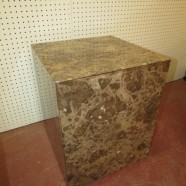 SALE! Vintage mid century modern marble cube table c. 1970 – $150