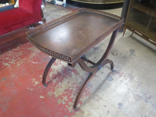 SALE! Vintage Antique Irwin Mahogany Bar Cart – $250 SALE! Vintage Antique Irwin Mahogany Bar Cart – $250