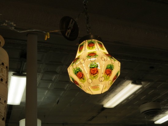 Vintage Mid-Century Modern Art Glass Hanging Light Chandelier – $85 Vintage Mid-Century Modern Art Glass Hanging Light Chandelier – $85