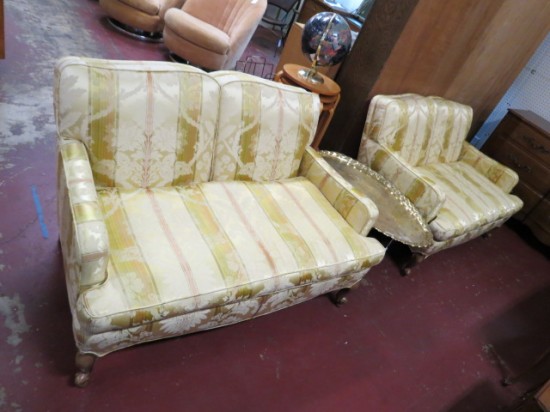Vintage Antique French Style Pair of Settees/Loveseats – $298 each Vintage Antique French Style Pair of Settees/Loveseats – $298 each
