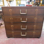 Vintage Suitcase Style 4 Drawer Chest – $225
