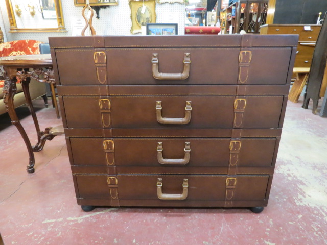 Vintage Suitcase Style 4 Drawer Chest 225