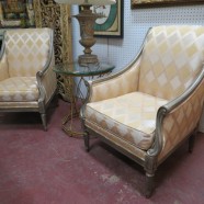 Vintage Pair of Drexel Heritage Glam Lounge Chairs – $350 each