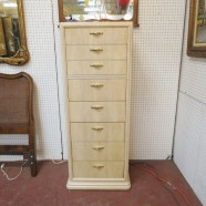 Vintage Mid Century Modern Thomasville Bleached Walnut Lingerie Chest – $295